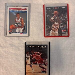 Scottie Pippen USA Basketball cards (6)